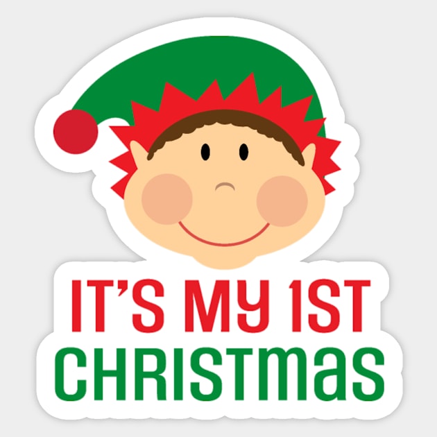 My 1st Christmas Sticker by D3monic